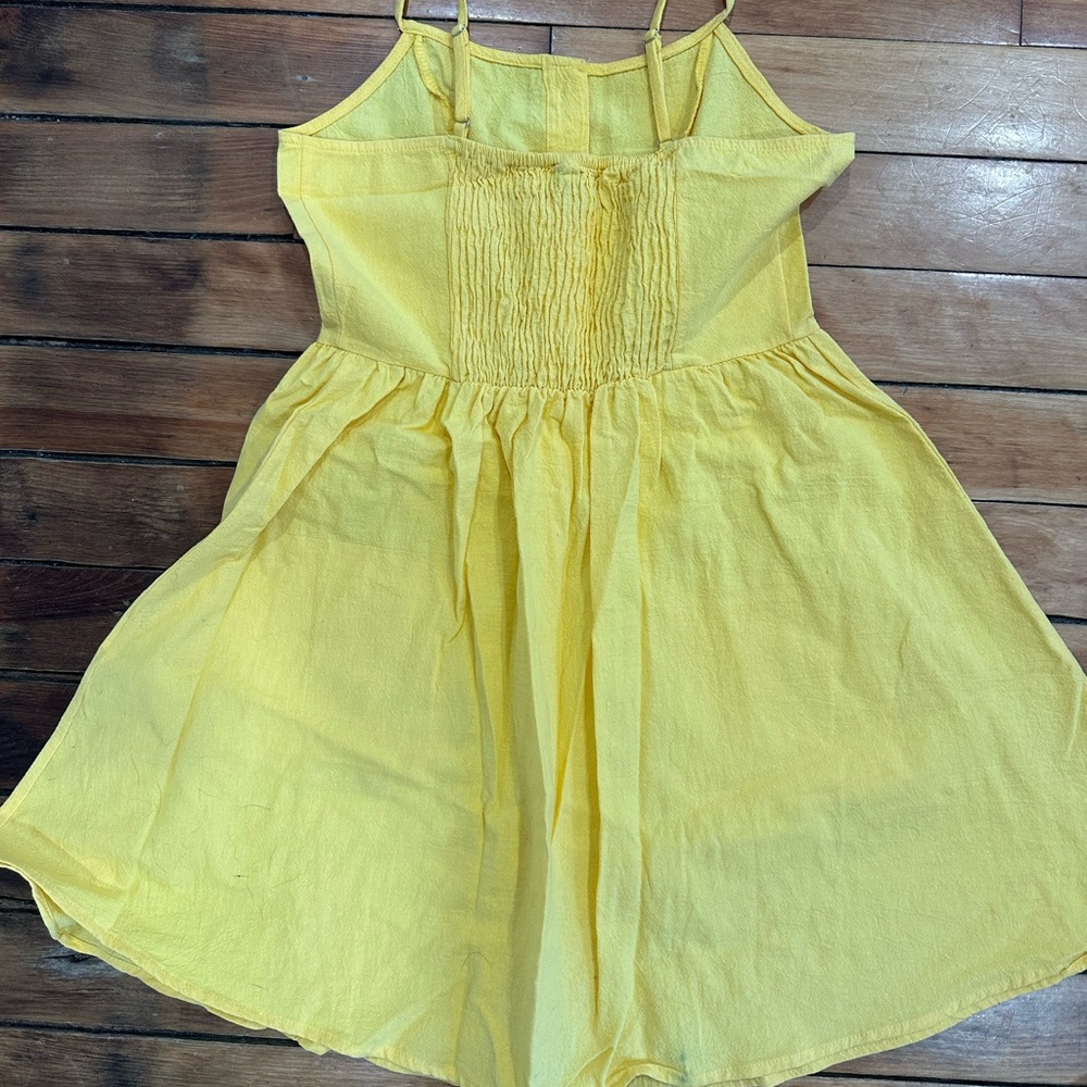 Yellow Button-Down Sundress - Picture 3 of 6